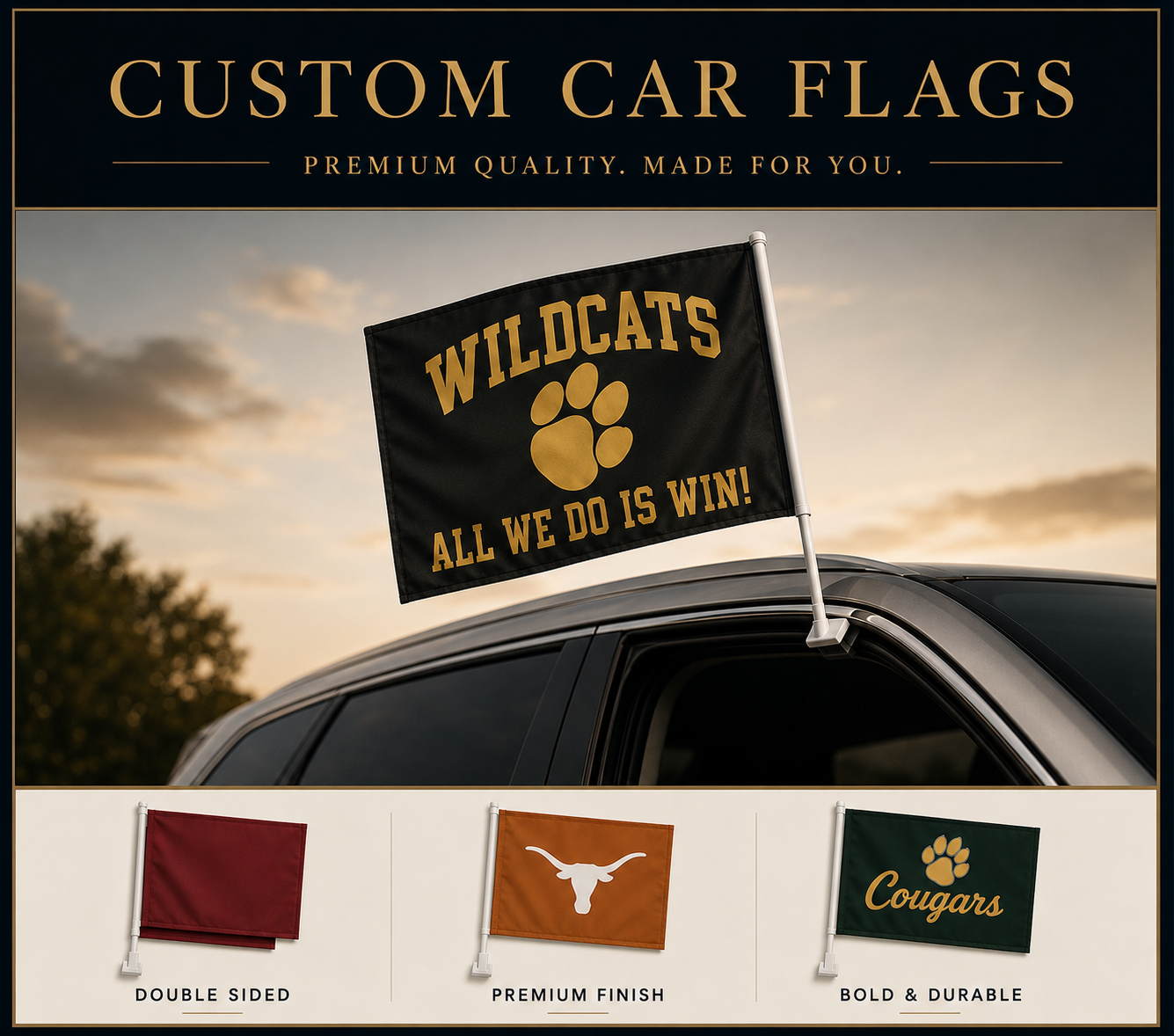 Custom Car Flags