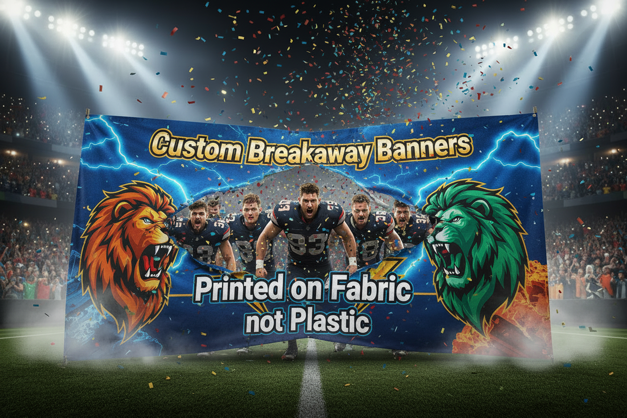 Run Through Break Away Banner